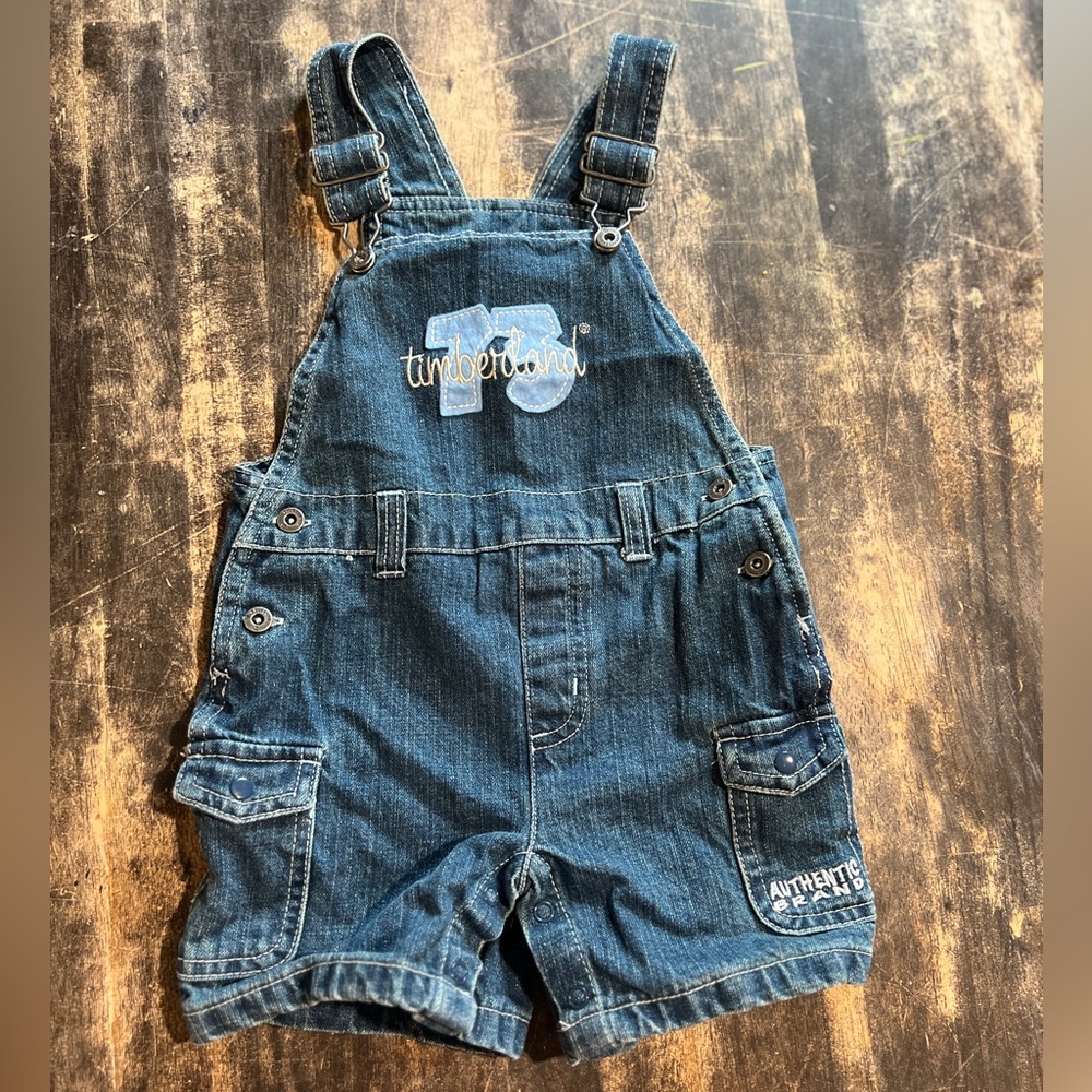 Y2K Timberland Kids Denim Overalls size 18 months